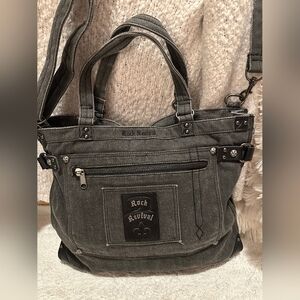 Rock Revival Charcoal Tote Bag